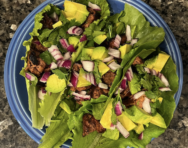 Vegan Carne Asada Lettuce Wrap Tacos (GF, DF)